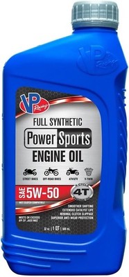 NEW Engine Fits Oil SAE 5w-50 Quart Power Sport Full Synethic by Vp Racing 2939