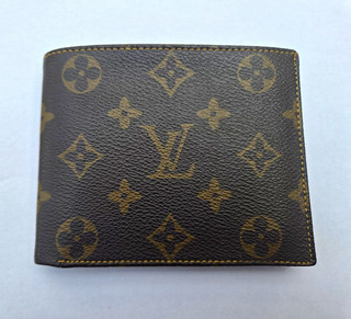 Louis Vuitton Monogramm Canvas/Leder Bifold Geldbörse Braun/Beige