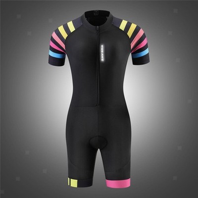 Damen Premium gepolsterter Triathlonanzug Kompression atmungsaktiv Lauf