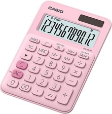 Casio MS-20UC-PK / MS-20UC-GN 12 Digit Desktop Calculator Basic GREEN / PINK