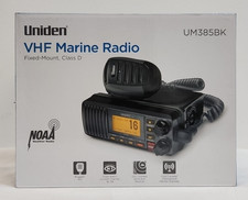 Uniden UM385BK 25W Fixed Mount Marine VHF Radio - Black