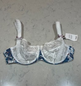 NWT AUBADE Paris Conte Russe 38C Leavers Lace underwire Was $150