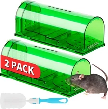 Medium Mouse Trap Rat Trap Rodent Trap Live Catch Cage Easy to Set Up and Reuse