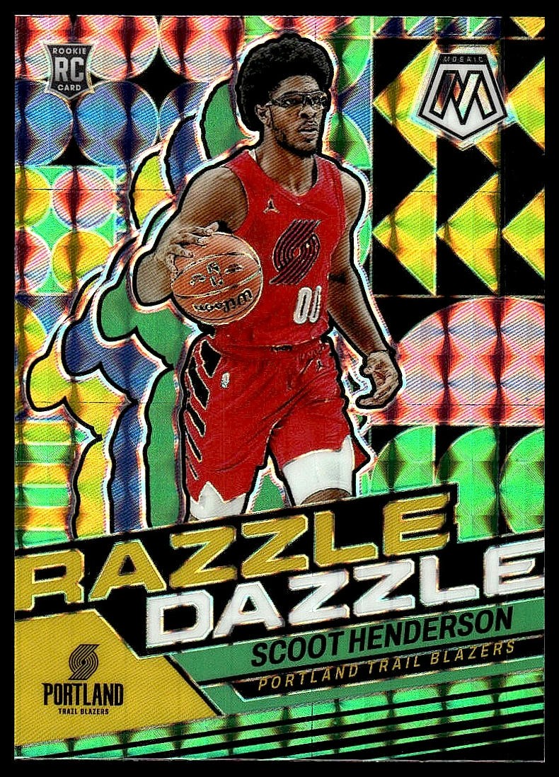 2023-24 Panini Mosaic RAZZLE DAZZLE / Scoot Henderson ROOKIE
