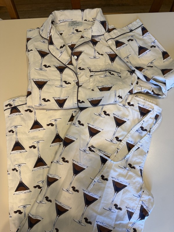 NWOT. Espresso Martini Cocktail Pajama Crafted By Mahogany.  M