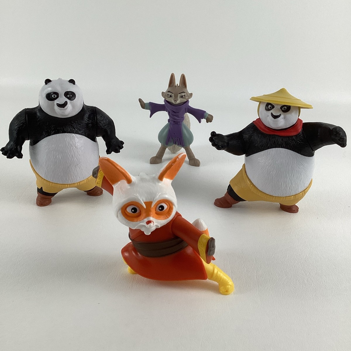 DreamWorks Kung Fu Panda Burger King Action Figure Lot Po Zhen