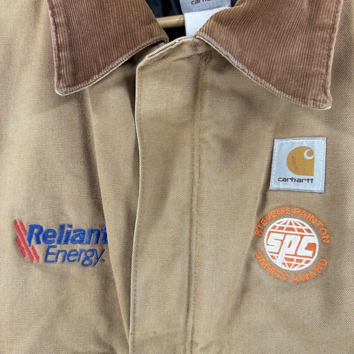 Vintage Carhartt Arctic Jacket J02 BRN Quilt Lined Canvas Size 50