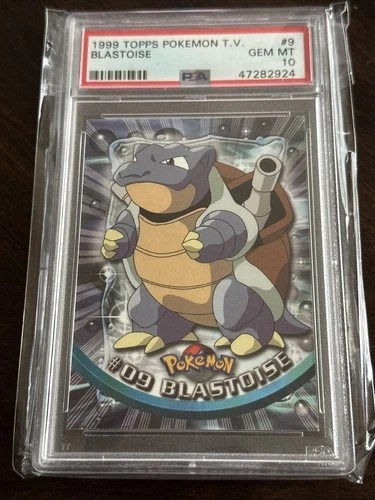1999 Topps Pokemon TV Series 1 Blastoise #09 PSA 10 FREE SHIPPING