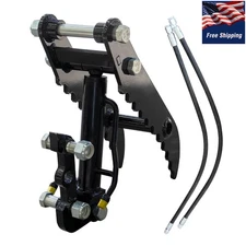 L-Shaped 3-Holes Bracket Hydraulic Thumb Clip Fits Mini Excavators Attachments