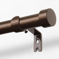 Gardinenstange Bronze Ausziehbar 80-304 Cm Ø 25Mm Vorhangstange Deko