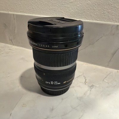 CANON Lens EF-S10-22mm f3.5-4.5 USM Used With Lens Caps | eBay