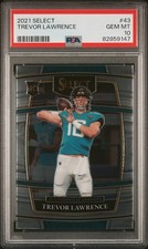 2021 Panini Select #43 Trevor Lawrence PSA 10
