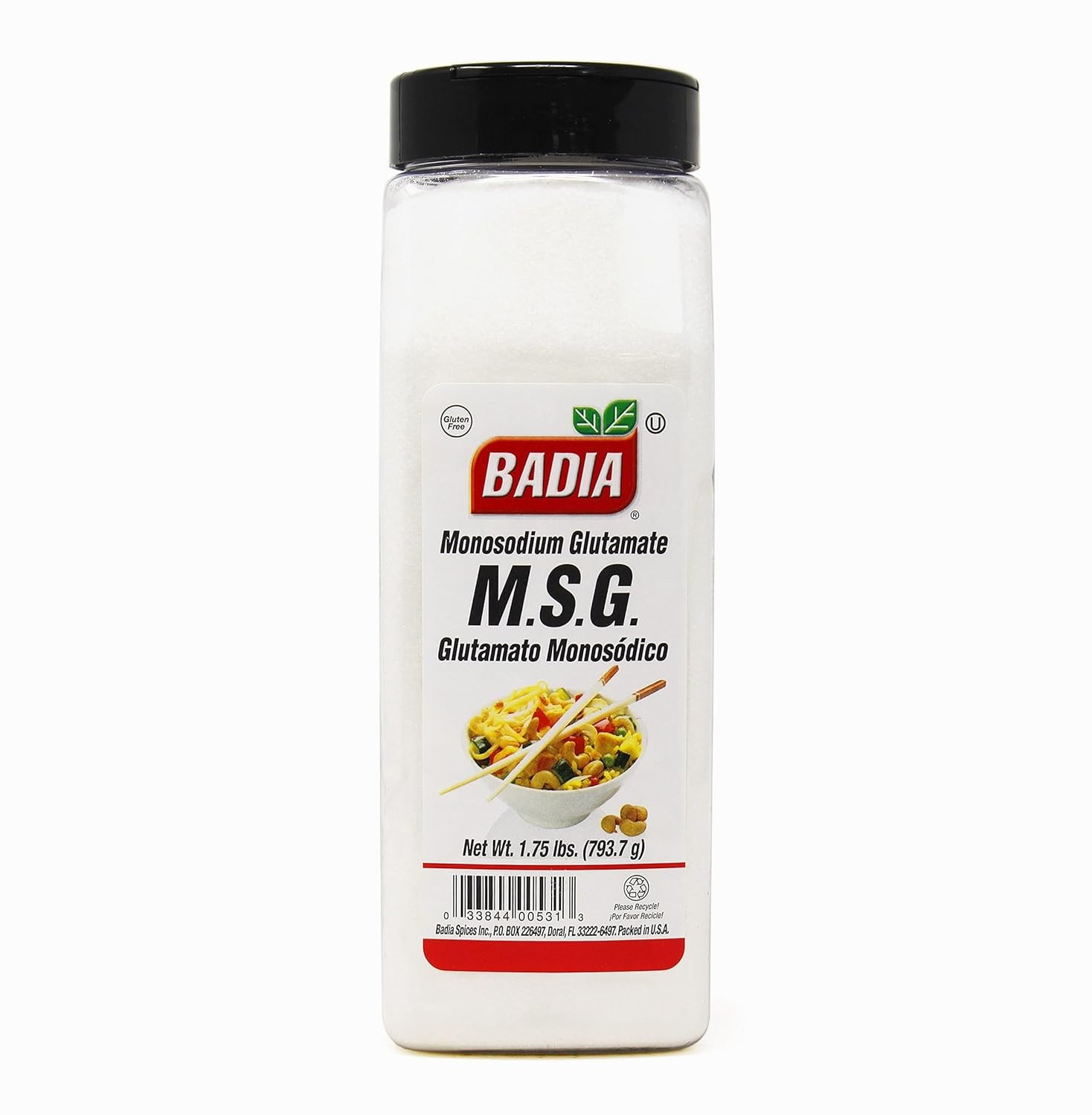 Condimento MSG, 28 OZ - Glutamato monosódico, potenciador del sabor para carne de res, aves de corral,