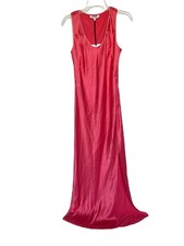 Naked Cashmere Red Dress 100% Silk Size L NWT