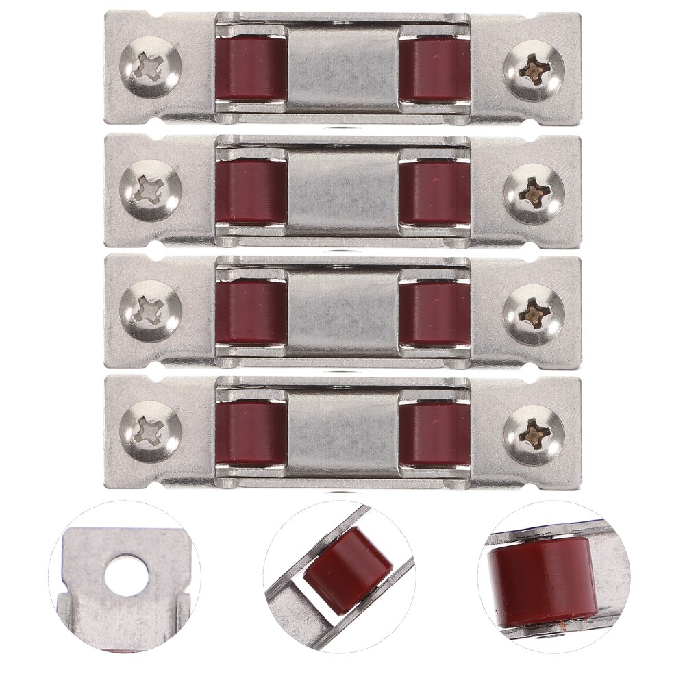 4 Pcs Pan Window Track Roller Sliding Door Rollers Wheels Pulley