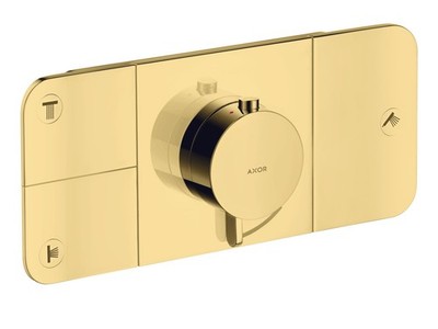 Hansgrohe thermostat UP Axor One ready set 45713990 Polished Gold Optic