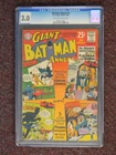 Vintage DC Comics Giant Batman Annual #4 1962 CGC 3.0