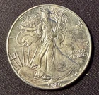 1986 .999 FINE SILVER EAGLE WALKING LIBERTY DOLLAR COIN IN VERY NICE CONDITION