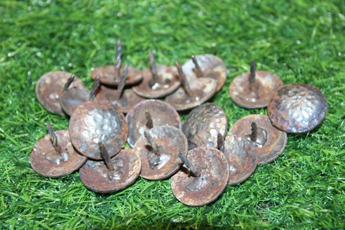10-CLAVOS, clavo rústico moldeado a mano, decoración de campo, cabeza de clavo aspecto martillado de 1-1/4" - Imagen 10 de 19