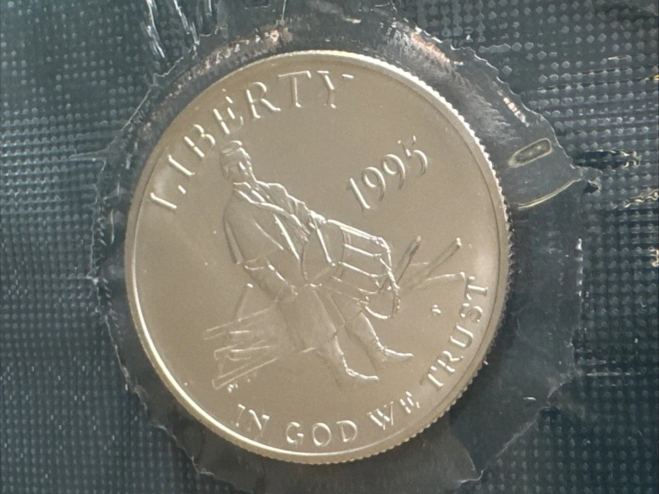  1995 S Civil War Battlefield Commemorative Proof Half Dollar w/ Box & COA - Image 2 of 4