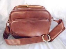 Camera Bag 12x 8x 7 Retro with Strap Leather Multiple Padded Pouches