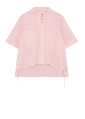 Own by Basics, Bluse Größe: M/L Rosa Baumwolle/Elasthan, Einfarbig, Damen