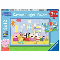 Ravensburger Kinderpuzzle Peppas Abenteuer, Puzzle, 2X12 Teile, 05574