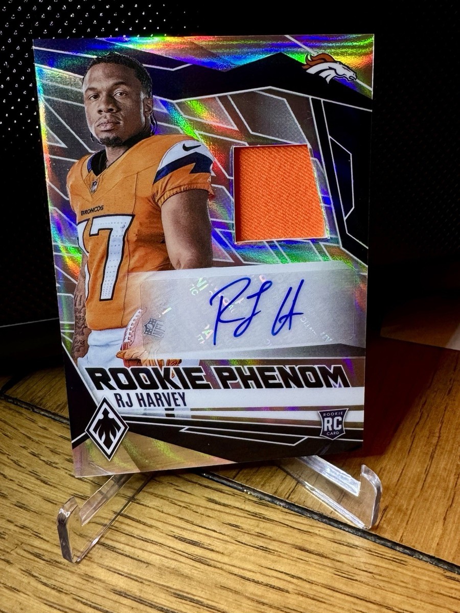 2025 Panini Phoenix Rookie Phenom Auto RJ Harvey #RPJ-RHY /149