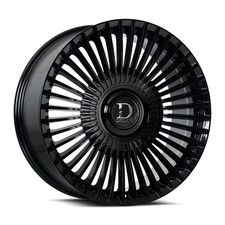 26 Dolce Luxury Wheels Trento Gloss Black Finish Rims