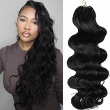 Eayon Human Crochet Hair for Miracle Knots Body Wave NC 14" 50 Strands