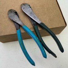 Vintage Channel Lock Wire Cutters No 337 And 447 Lot Of 2 Diagonal Cutters Usa