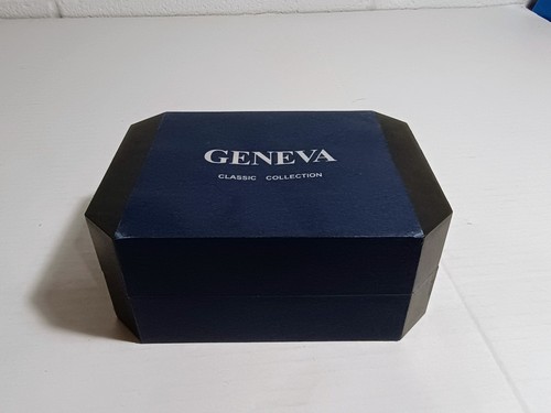 Geneva Classic Collection Pair Set of 2 His Her Watches Silver New damaged box - Picture 6 of 6