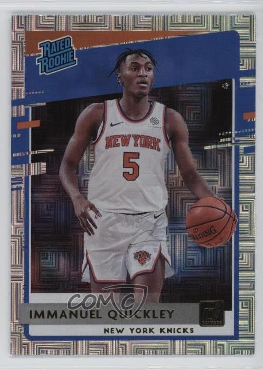 2020-21 Panini Donruss Rated Rookies Choice Immanuel Quickley #213 5yi