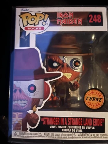 Funko Pop Rocks Iron Maiden Stranger in Strange Land Eddie #248 Chase Protector