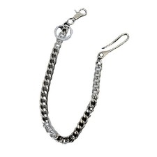 Catena in tessuto di metallo hip hop ins pantaloni elastici catena metallo struttura gancio gioielli