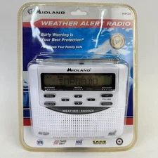 Midland Weather Alert Radio WR120 w/Alarm Clock Brand New