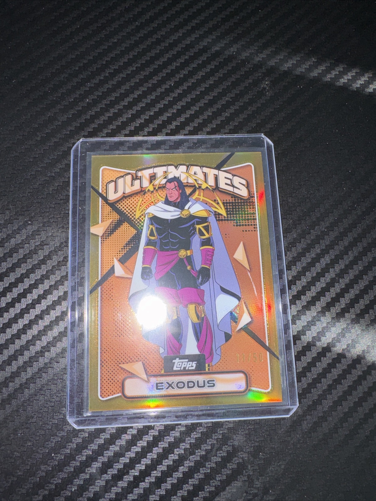 X-Men 97 Topps Finest 2025 Finest X-Men '97 #12 Exodus C Gold Refractor /50