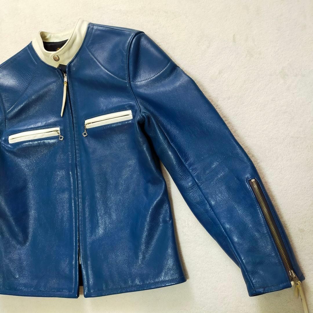 Buco The Real Mccoy'S J-100 Blue Single Rider Jacket Size 38 | eBay Buco The Real Mccoy'S J-100 Blue Single Rider Jacket Size 38 | eBay