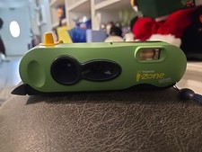 2000s Polaroid i-Zone Green Instant Film Pocket Camera With Film, KK