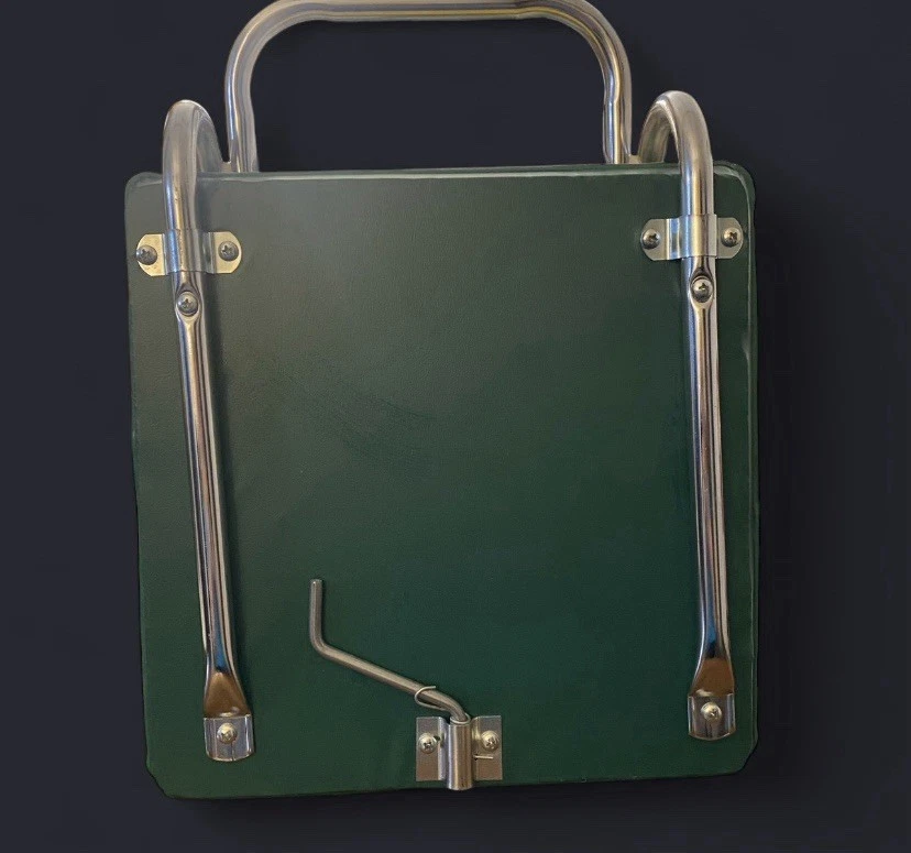 Silla/asiento plegable vintage Stadium Green Bay Packers NFL 1996 verde con empaquetador Foto 2 de 4