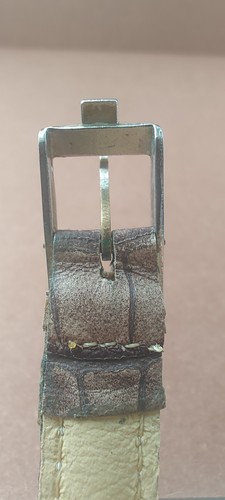 Sarcar Geneve Ladies Cartiers Style Watch ETA 2412 Genuine Leather Band Working - Picture 10 of 19