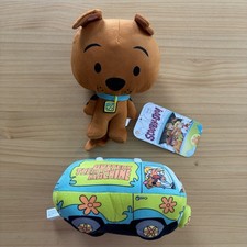 NWT Scooby Doo Lot Of 2 Plush THE MYSTERY MACHINE SCOOBY 7 Stuffed Toy Factory
