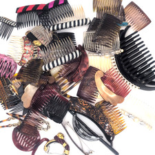 Vintage Hair Combs Lot of 50 Comb France Goody USA Hong Kong Unmarked