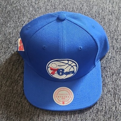 Mitchell & Ness Philadelphia 76ers Blue NBA 75th Anniversary Cap