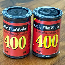 2 Rolls Seattle FilmWorks 400 35mm Film 20 Exp Sealed Expired