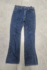 Vintage Levi's 517 Orange Tab Jeans Mens W36 L33 Made USA Bootcut Blue
