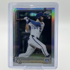 2025 Topps Chrome Update John Rave RC Refractor Royals