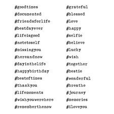 Tim Holtz Stampers Anonymous "HASHTAGS" Rubber Stamp Set CMS183
