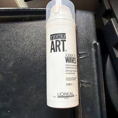 L'OREAL TECNI ART SIREN WAVES FORCE 1 DEFINING ELASTO CREAM, REVIVE WAVES 5.1 OZ
