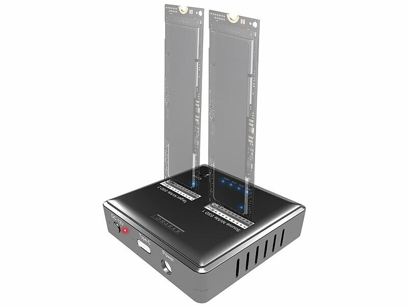 Clonage NVMe M.2 hors ligne ultra rapide avec la station double Xystec